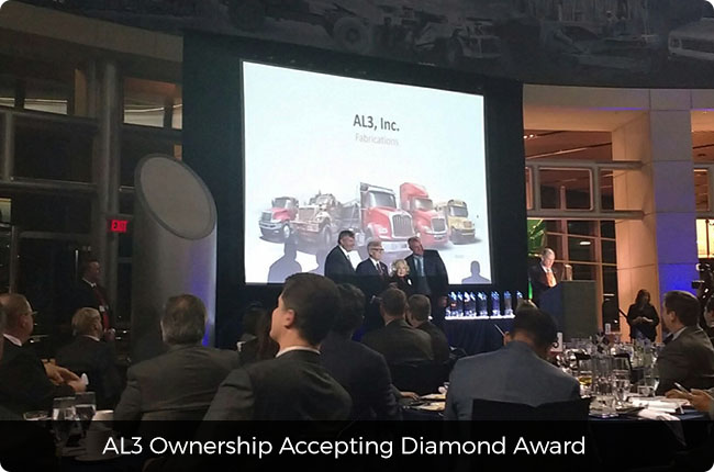 Al3 Ownership Accepting Diamond Award